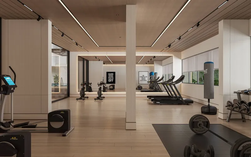 Gymnasium at the Oxy Clubhouse